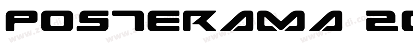 Posterama 2001 W04 B字体转换